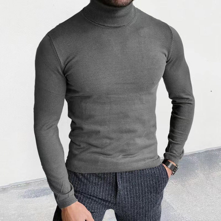 Men's Turtleneck Sweater Made Of High-Quality Cotton with A Pleasant Wearing Feel Mune