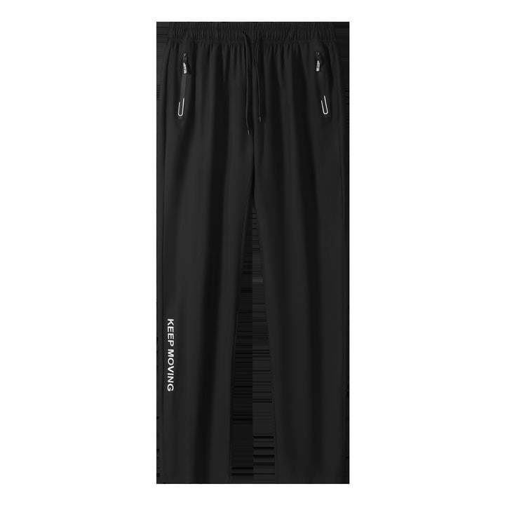 Men's Sporty Training Pants with Elastic Waistband and Practical Side Pockets Mune Fashion