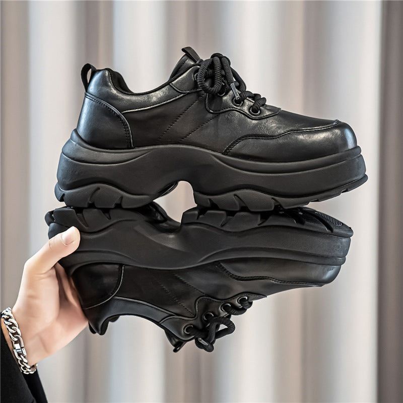 Ladies urban platform chunky sneaker with extra high cushioning, padded ankle collar, and grippy off-road profile sole Mune Fashion