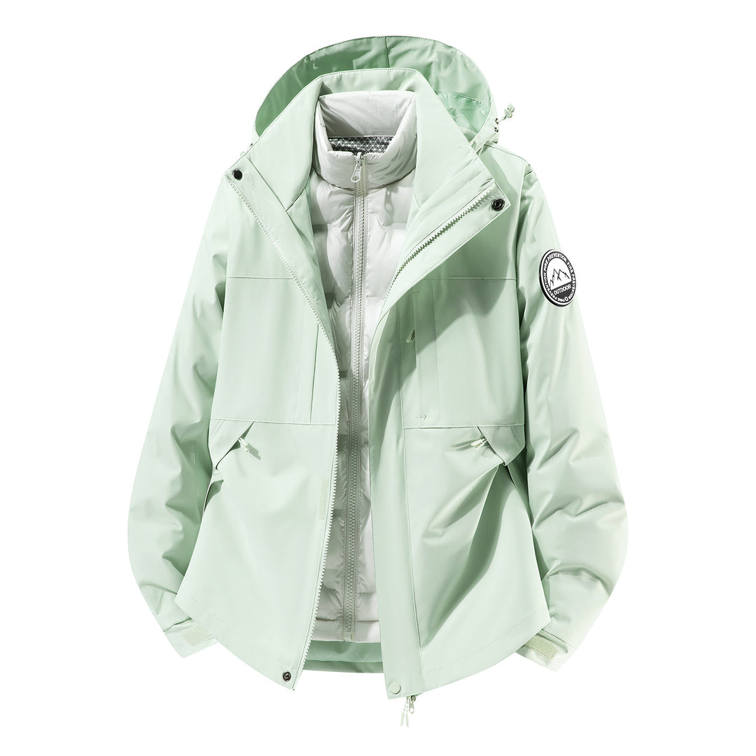 Men's two-layer hardshell parka with removable padded vest and technical hood Mune Fashion