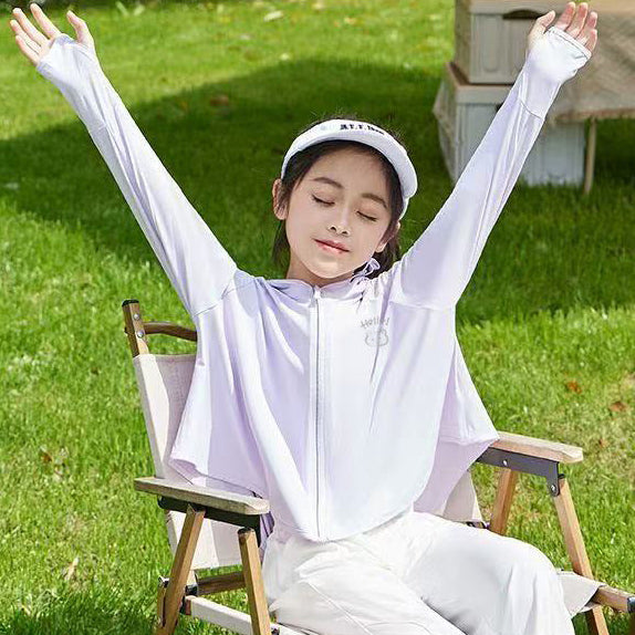 Girl Breathable UV Protection Jacket Mune Fashion