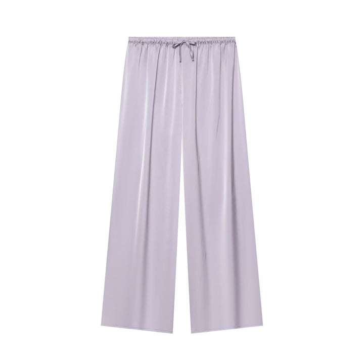 Women’s airy-wide Palazzo pants with elastic waistband and drawstring Mune Fashion