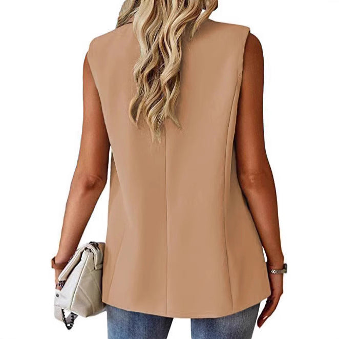 Ladies Stylish Blazer Vest Mune Fashion
