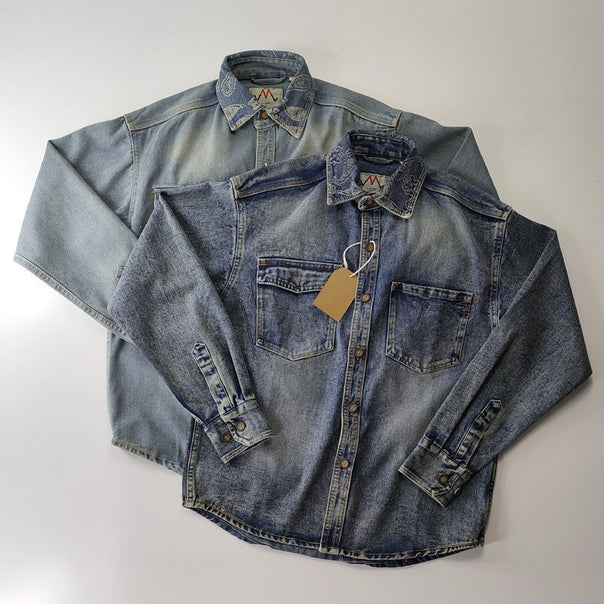 Men's Classic Denim Shirt Jacket Mune Fashion