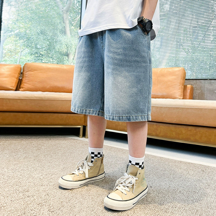 Boys relaxed denim shorts Mune Fashion