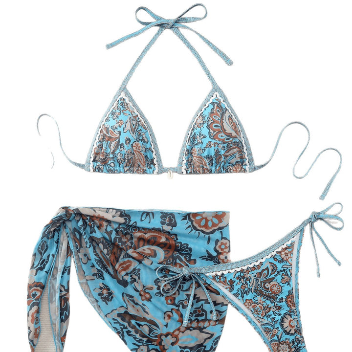 Ladies Triangle Bikini Set with voluminous Ruffles Mune Fashion