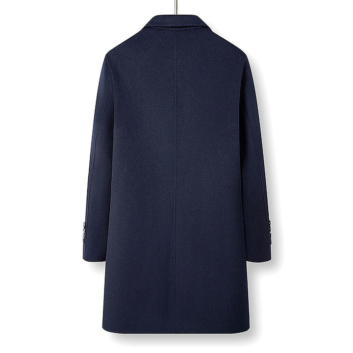 Women Modern Tailored Longer Overcoat Drune