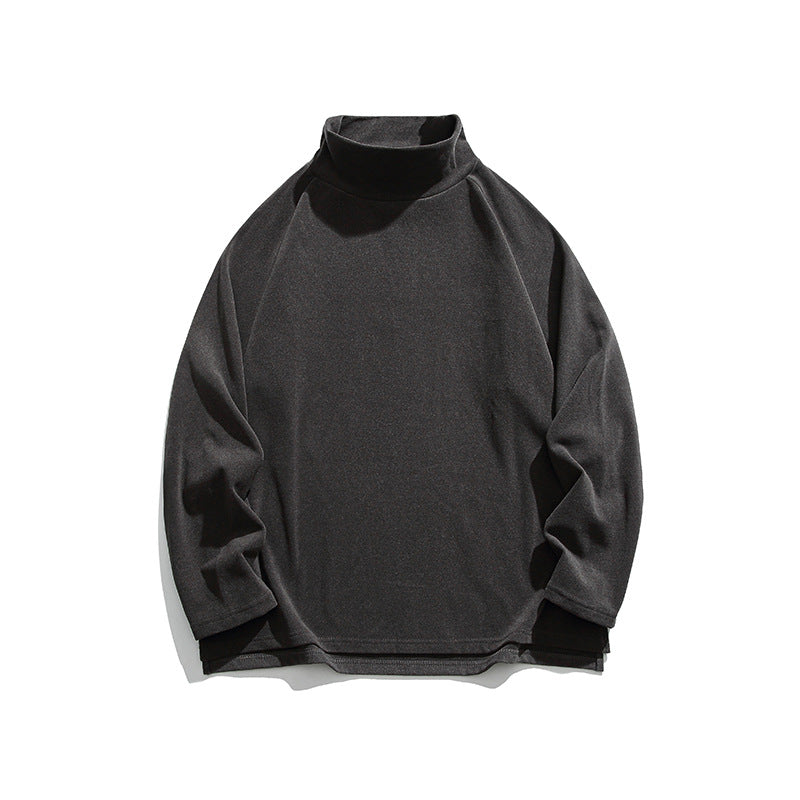 Unisex Oversize Roll Neck Sweatshirt made of soft cotton blend with raglan sleeves Mune Fashion