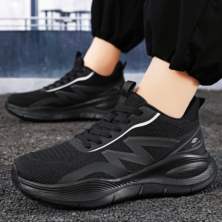 Women's nan Performance Slip-On Running Sneaker with seamless mesh upper, shock-absorbing honeycomb platform sole, and reinforced heel support Mune Fashion