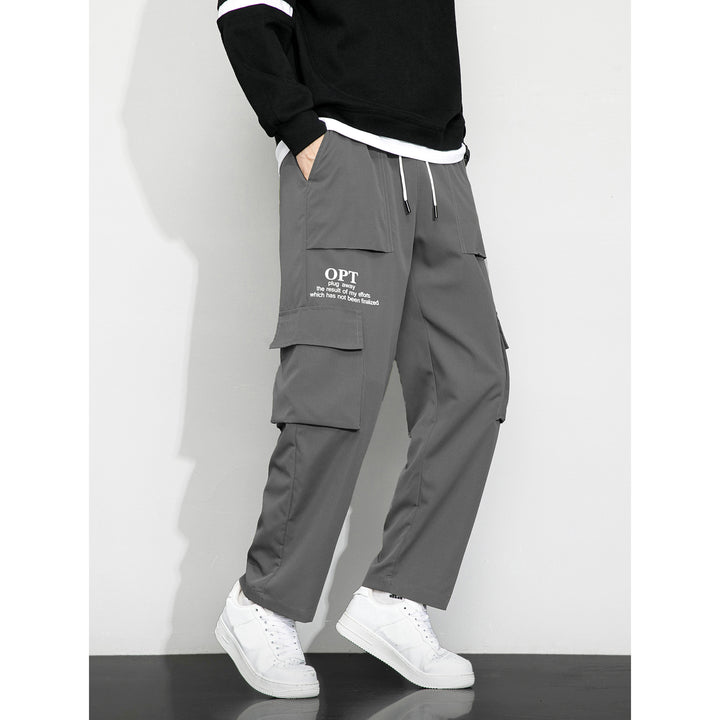 Men's cargo pants with practical pockets and elastic waistband Mune Fashion