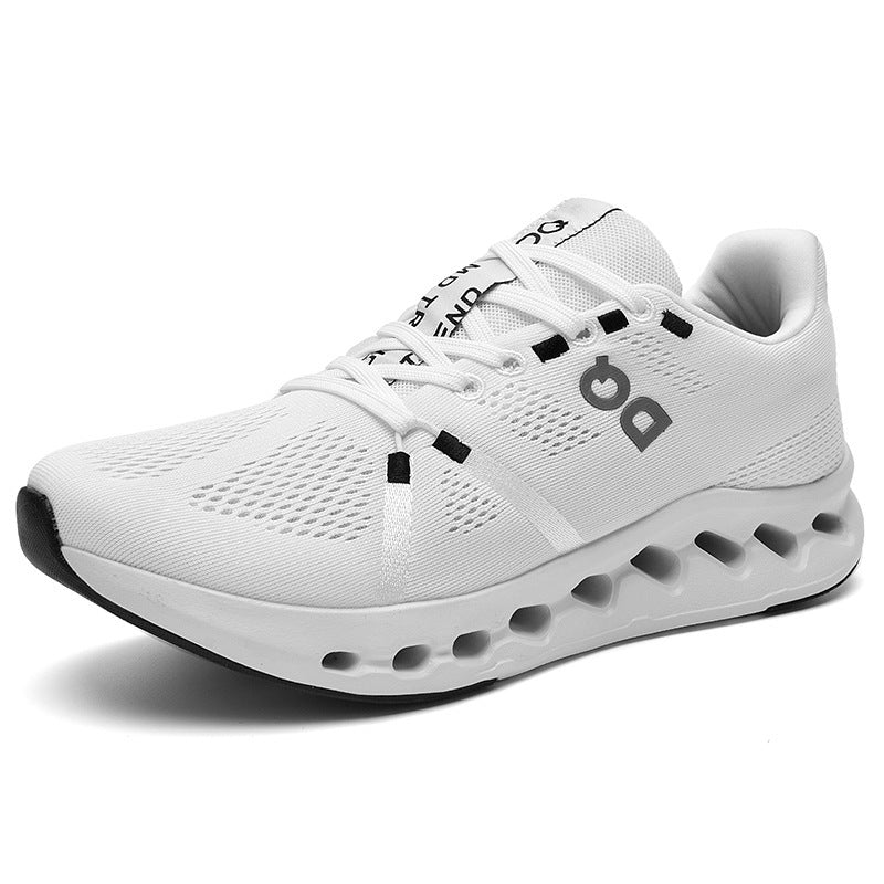 Women's Airy Roadrunning Sneakers with Perforated Hollow Chamber Sole and Breathable Knit Upper Mune Fashion