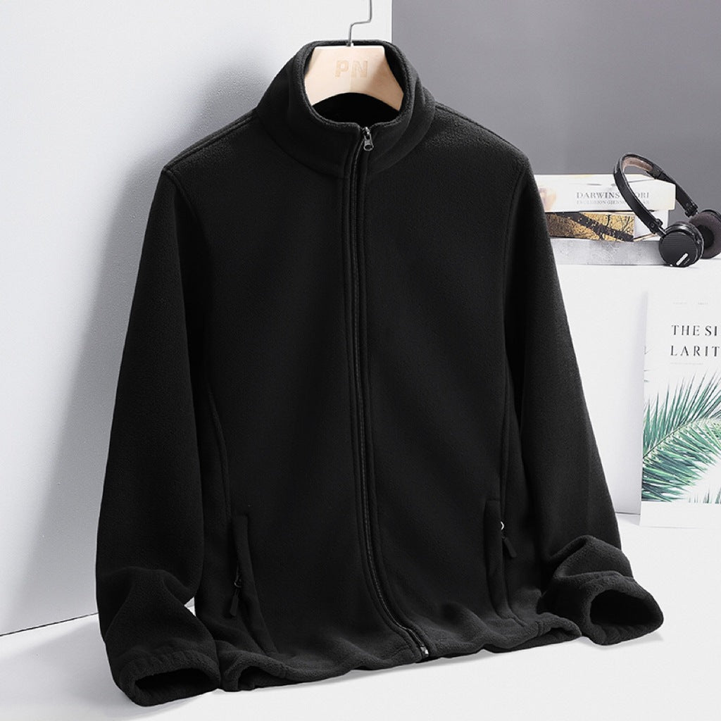 Women's Fashion Fleece Jacket with High Collar Mune Fashion