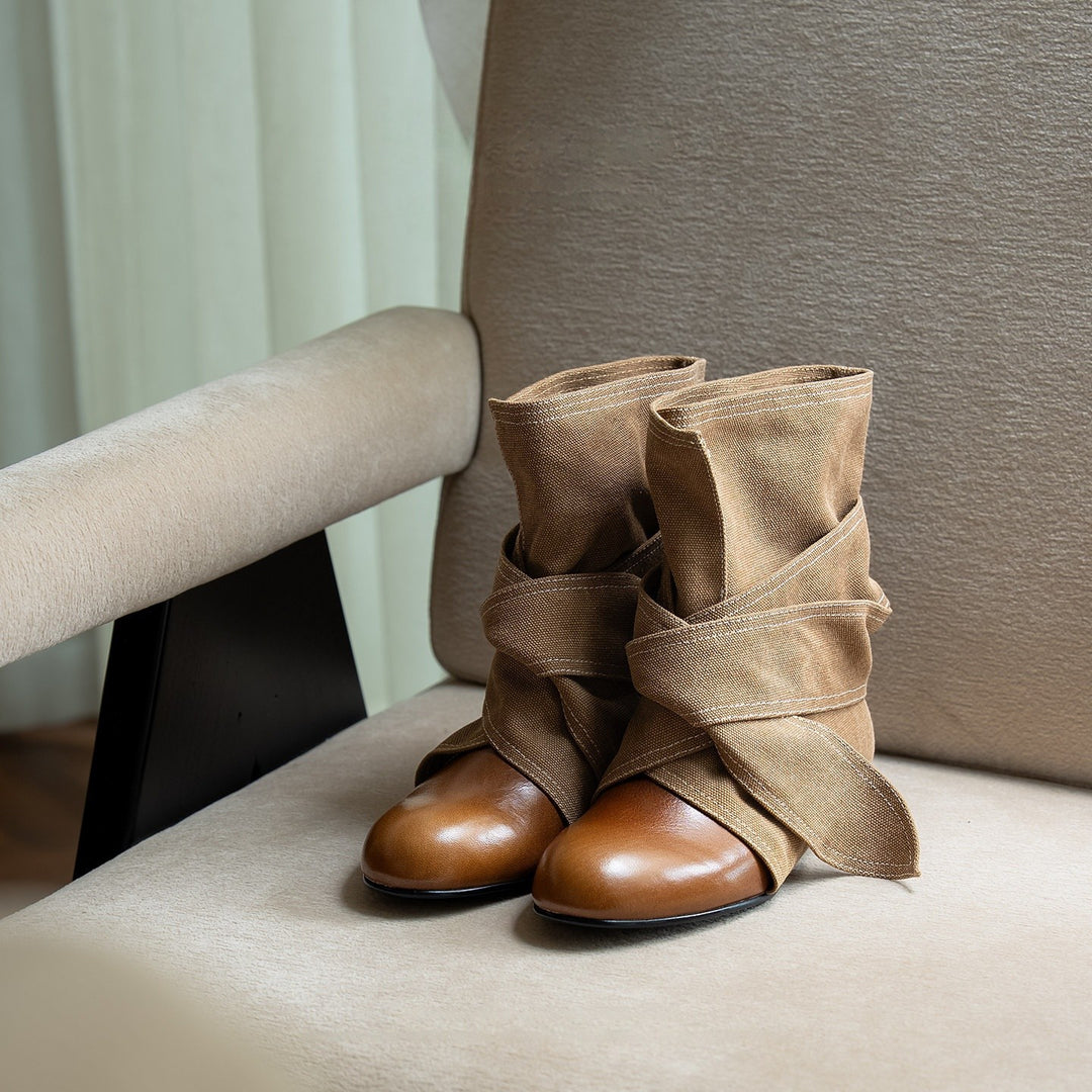 Women's fashionable and elegant soft boots Mune Fashion