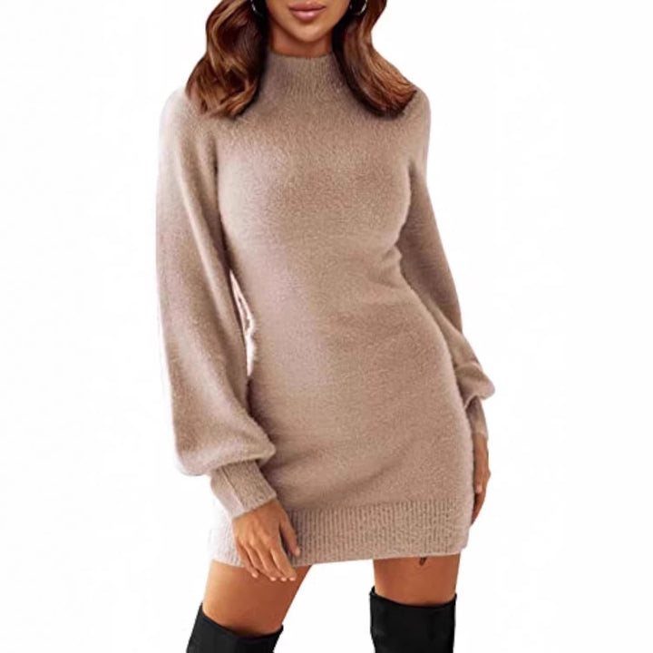 Women Casual and Elegant Knit Dress Mune Fashion