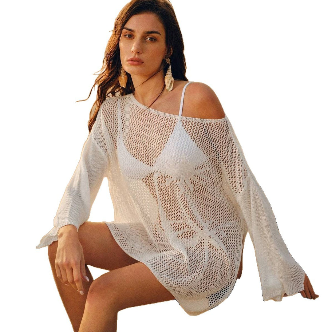Women's airy mesh beach cover-up Mune Fashion