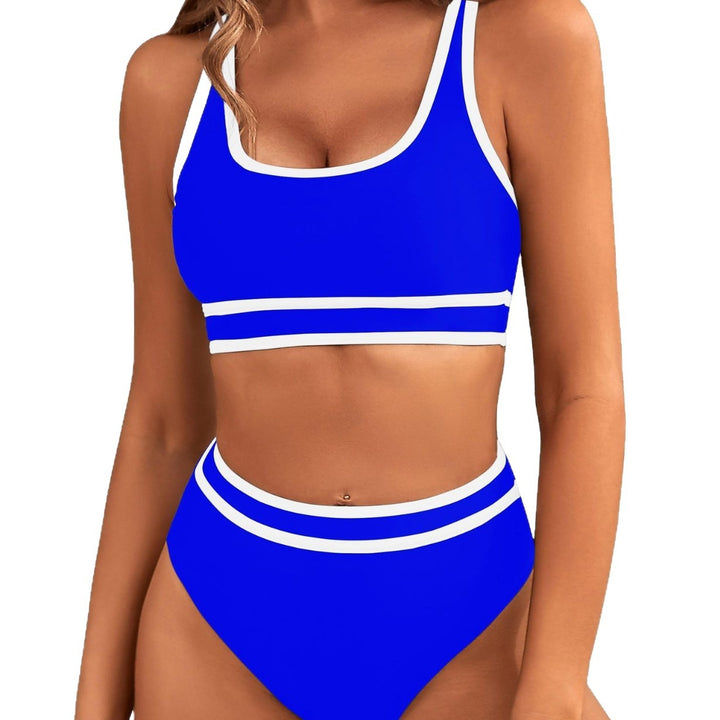 Women Sporty High-Cut Bikini Set Mune Fashion