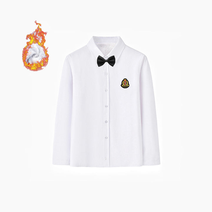 Ladies Elegant Long Sleeve Shirt with Soft Inner Side Mune Fashion