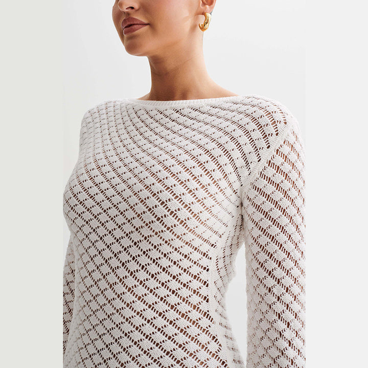 Women’s fashionable crochet beach dress Mune Fashion