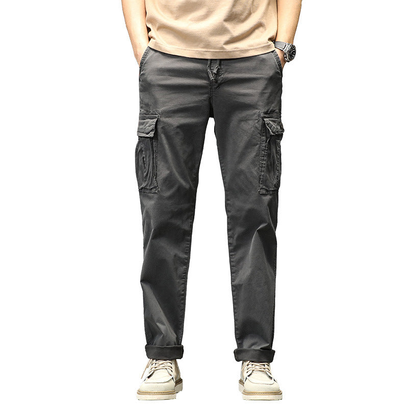 Men's Urban Ripstop Cargo Jogger with Elastic Comfort Waistband and Multiple Flap Pockets Mune Fashion