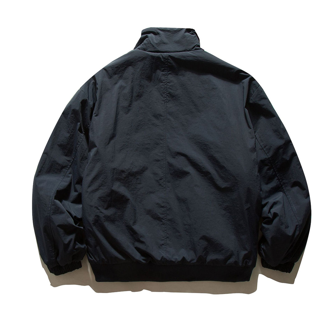 Men's short-cut thermo blouson jacket with high-collar sherpa collar Mune Fashion