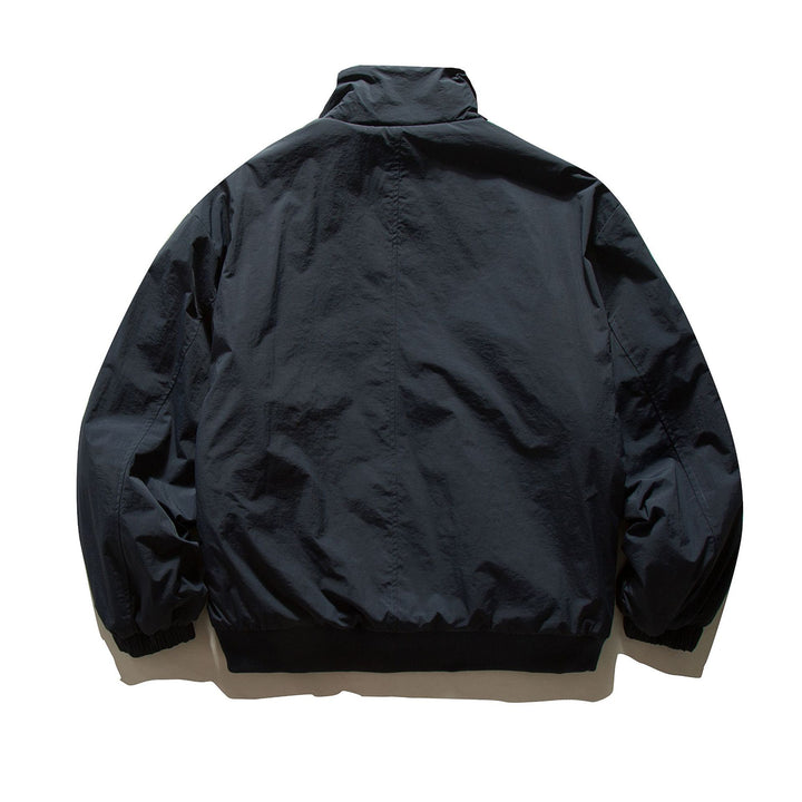 Men's short-cut thermo blouson jacket with high-collar sherpa collar Mune Fashion