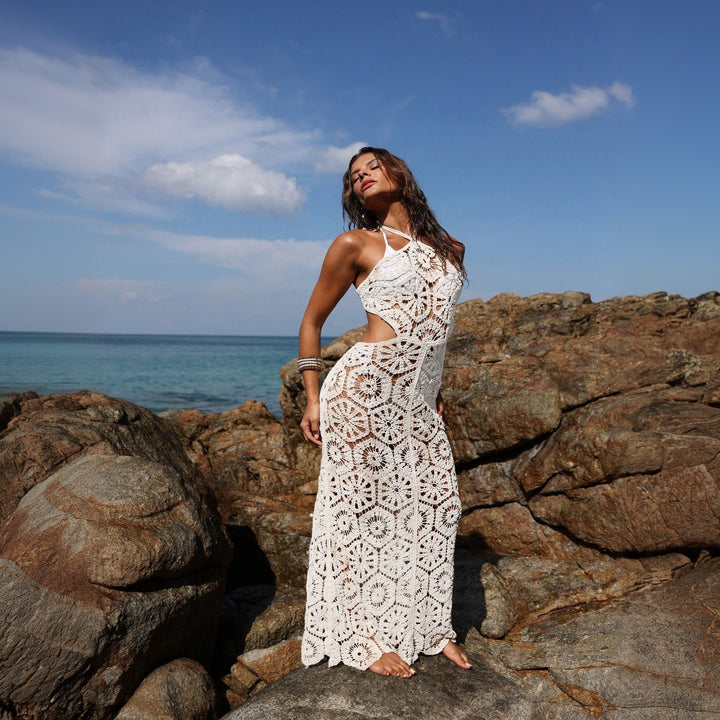 Ladies Crochet Dress Mune Fashion