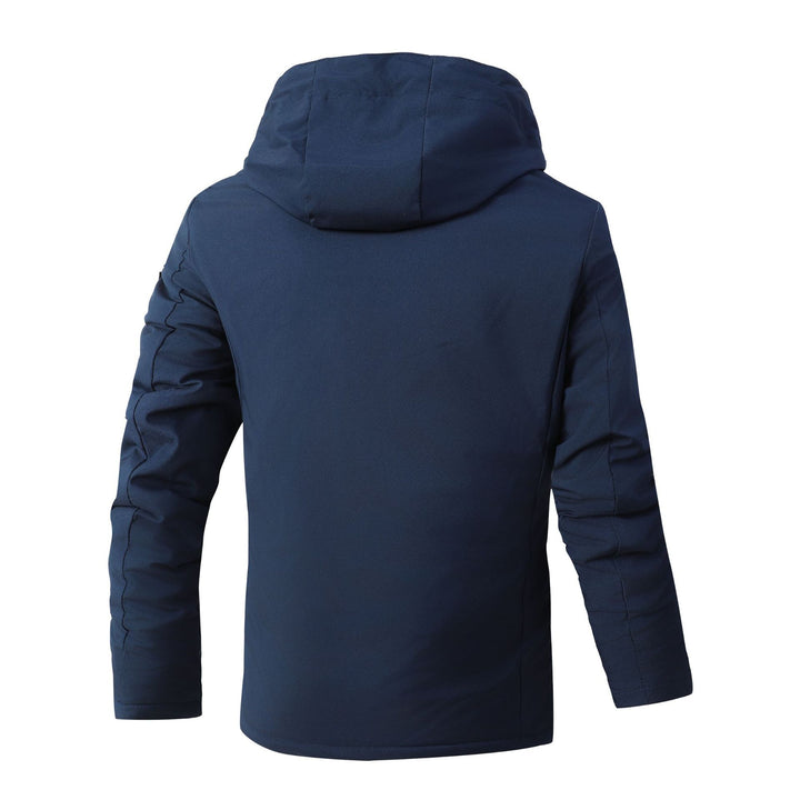 Men's Urban Softshell Parka with Teddy Fleece Lining, Concealed Zipper and Chest Pocket Mune Fashion