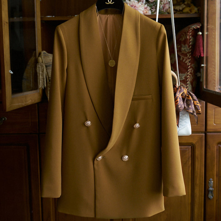 Women Elegant Double-breasted Blazer Mune Fashion 1789268861