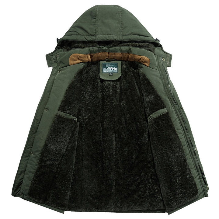 Men's Waterproof Outdoor Jacket with Fleece Lining Mune Fashion