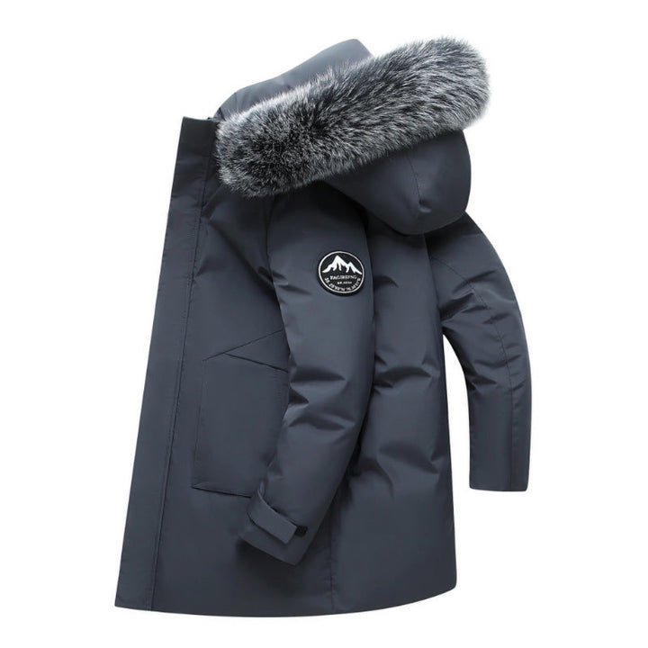 Women's Winter Parka with Removable Hood and Cozy Faux Fur Mune