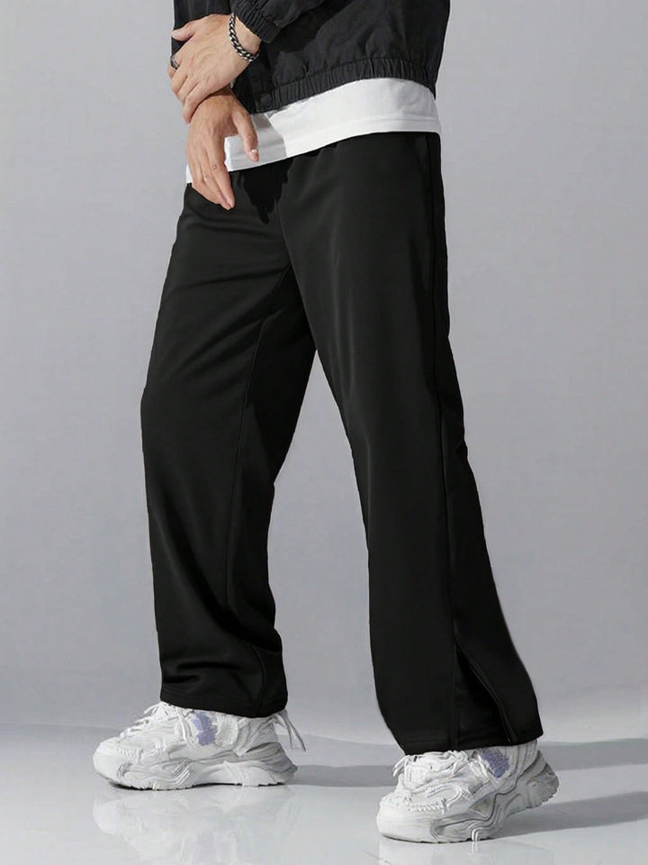 Men's Sporty Training Pants with Side Ventilation Openings Mune Fashion