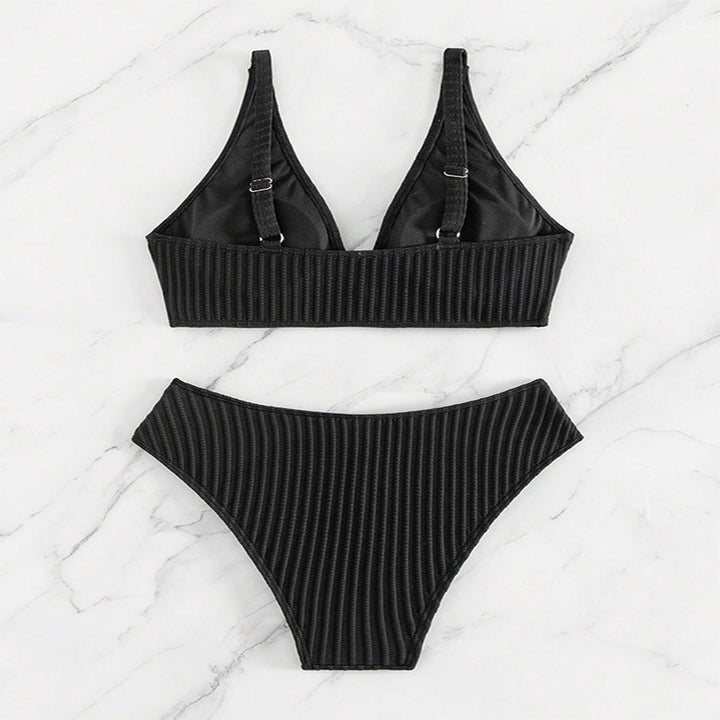 Women High-Cut Triangle Bikini Mune Fashion