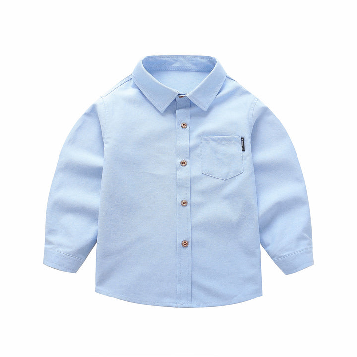 Boys long sleeve shirt with chest pocket Mune Fashion