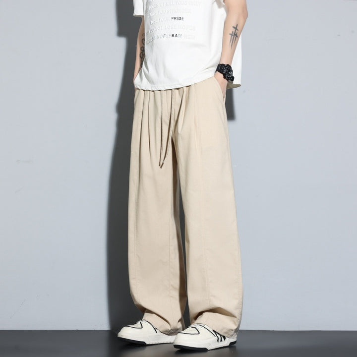 Women Wide Layered Lounge Pants with Cargo Details & Elastic Drawstring Mune Fashion
