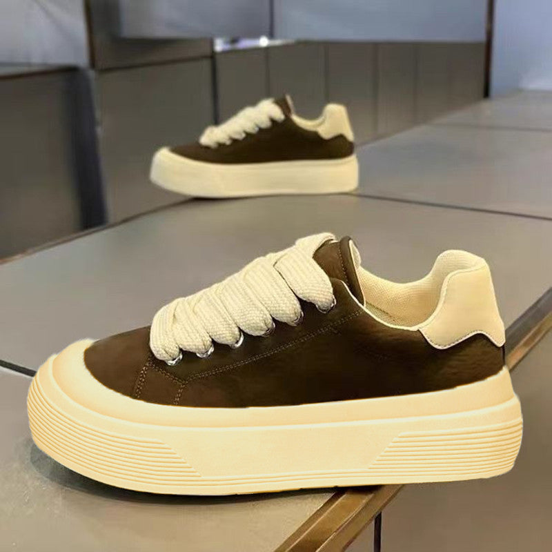 Women's Trendy Sneakers with Reinforced Heel Area and Non-Slip Sole Mune Fashion