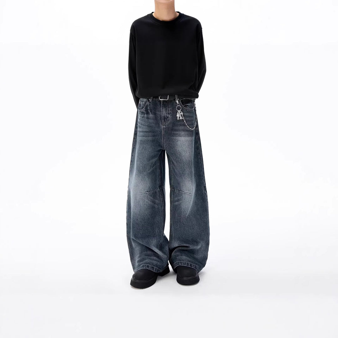 Unisex Trendy Wide Cut Jeans Mune Fashion