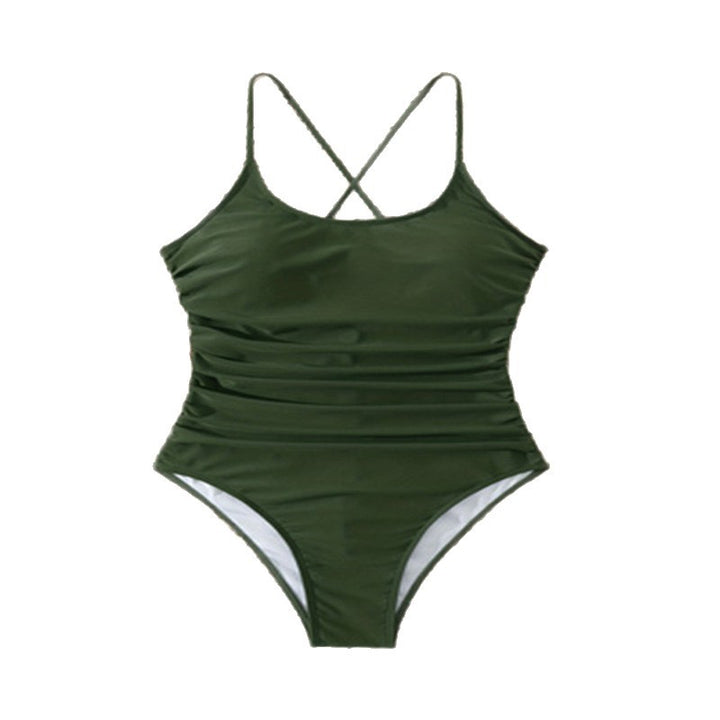 Women’s one-piece swimsuit with sophisticated ruffle design Mune Fashion