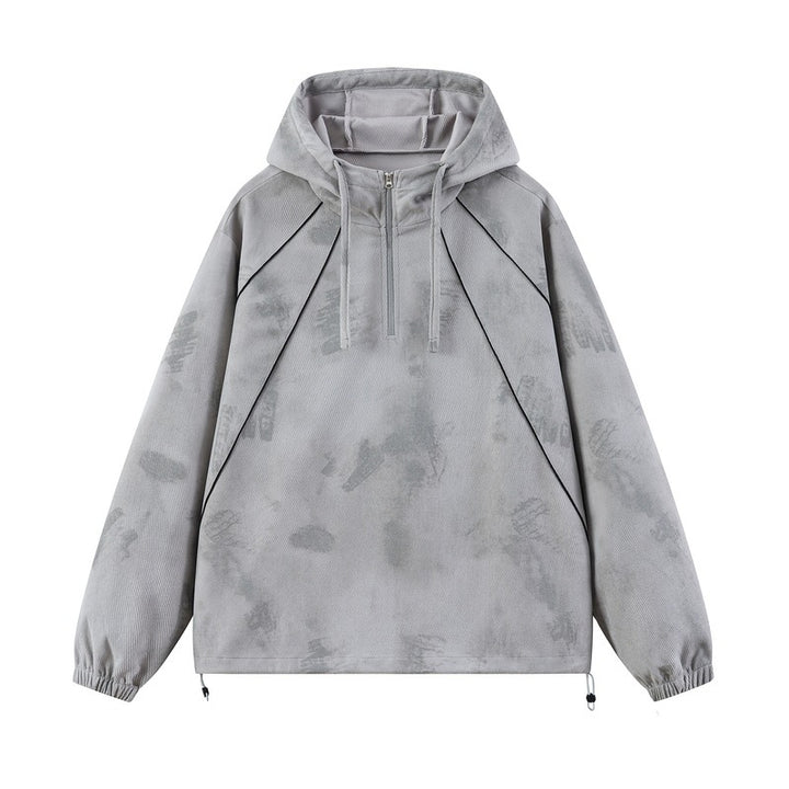 Women’s sporty hooded jacket with side zippers Mune Fashion