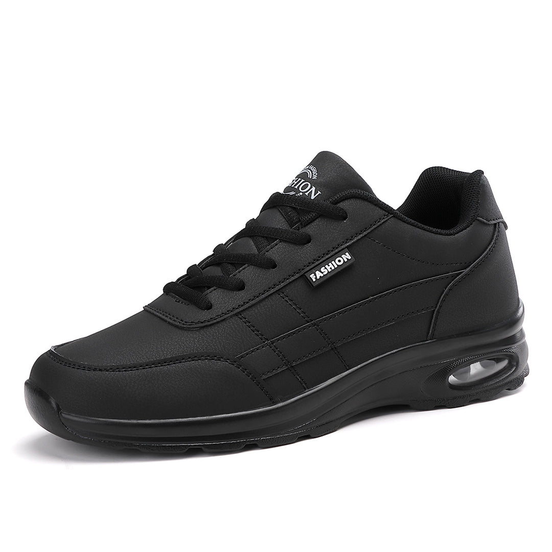 Men's nan comfort lace-ups made of synthetic leather with visible air chamber and padded insole Mune Fashion