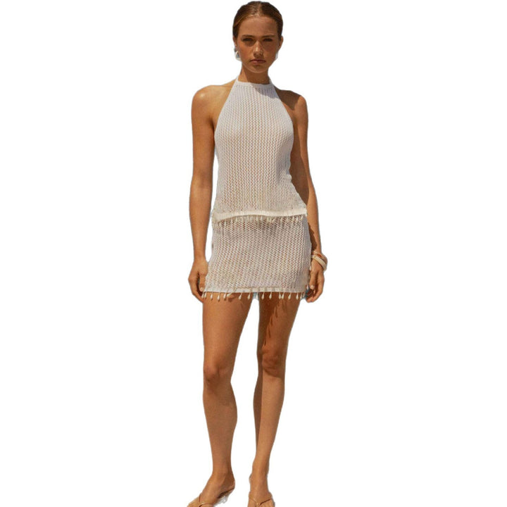 Women's Beach Dress with Fringes Mune Fashion