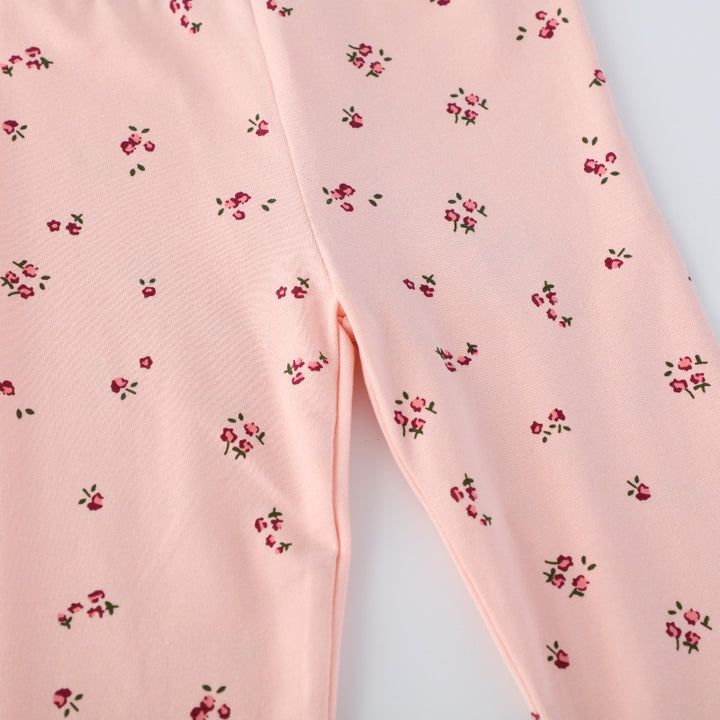 Girls leggings with delicate floral patterns Mune Fashion