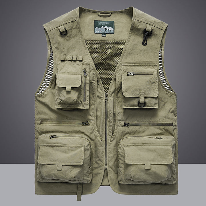 Men's Multifunctional Fishing and Photography Vest Mune Fashion