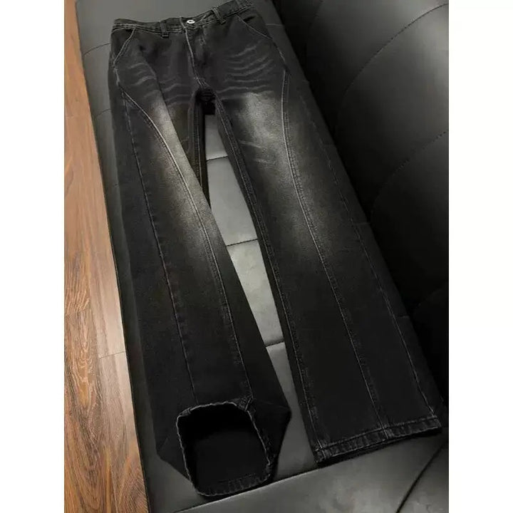 Men's Wide Cut Denim Pants Mune Fashion