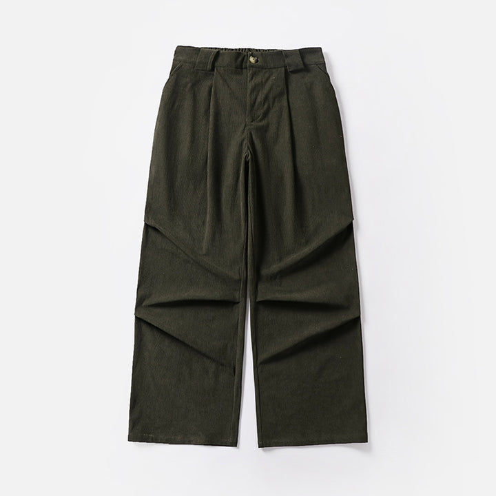 Women pleated trousers with wide leg and high waist Mune Fashion