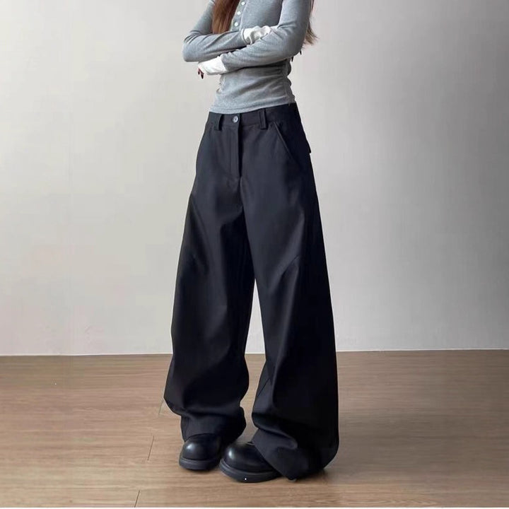 Women Plus Size Fabric Pants Mune Fashion