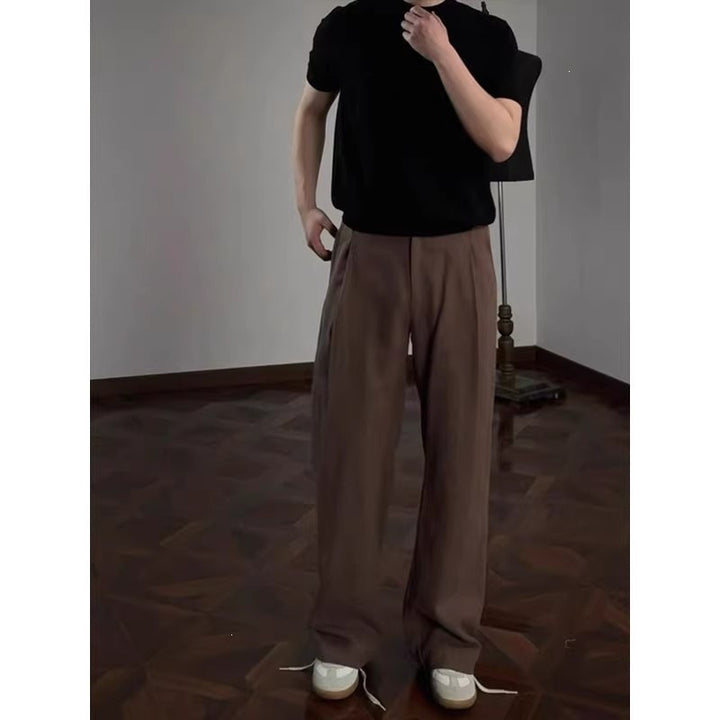 Men's elegant and comfortable high-waisted suit trousers Mune Fashion