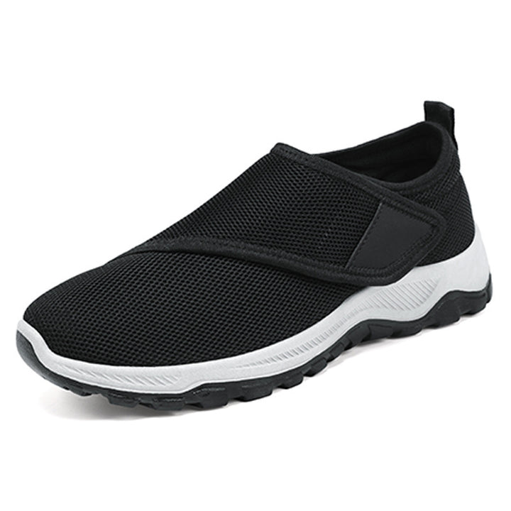 Men's breathable slip-on mesh sneakers with Velcro, padded comfort sole and slip-resistant profile sole Mune Fashion