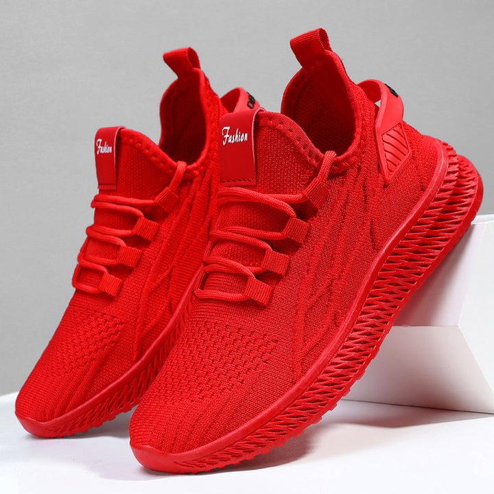 Men's knitted slip-on sneaker with elastic lacing, sock-like shaft, and profiled non-slip outsole Mune Fashion