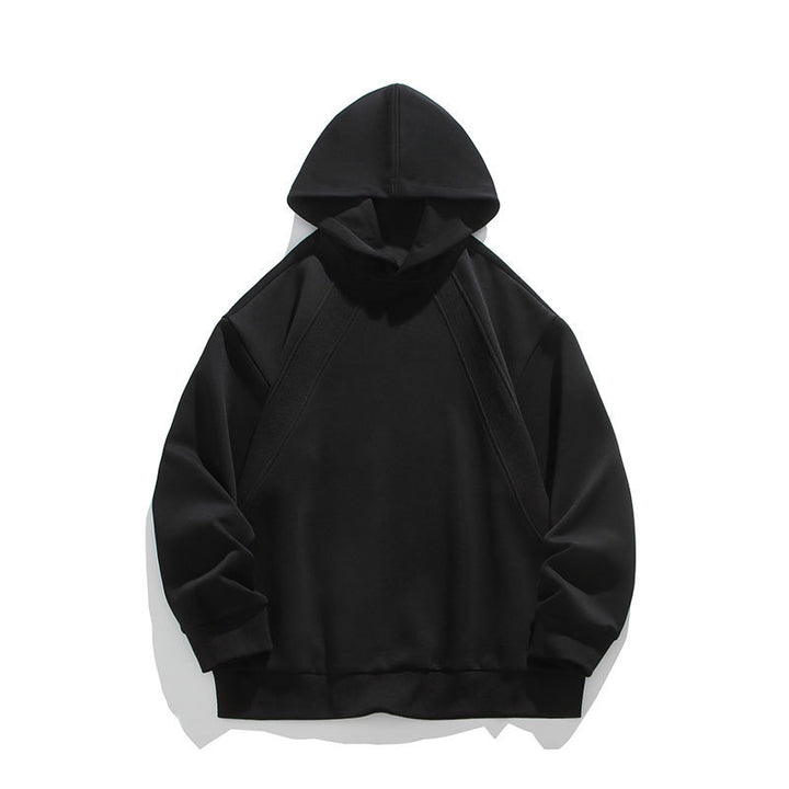 Men's Oversize Hoodie with Raglan Seams and Minimalist Streetwear Design Mune Fashion