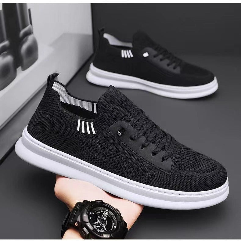 Ladies Breathable Casual Sneakers with Elastic Inserts Mune Fashion